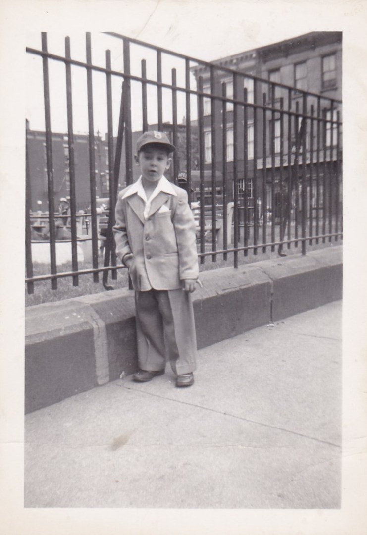 Peter in suit outdoors June 1951.jpg